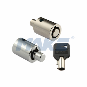 MK506 Window Security Mini Tubular Push Lock For Display Cabinet Lock