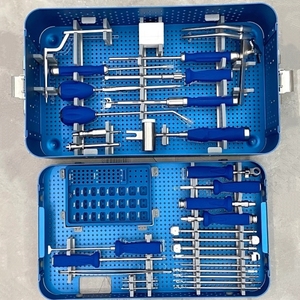 ACDF Surgical Tool Orthopedic Interbody Peek Cervical Cage with Locking Screw Instrument Set