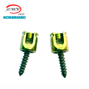 CNC Machining China NORERMED Medical Orthopedic Titanium Posterior Cervical Mass Screw Implant for Cervical Spine Veterinary