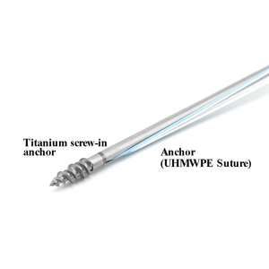Knotless Titanium Suture Anchor Screw