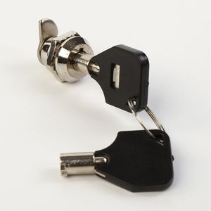 High Security Showcase Door Tubular Key 10mm Mini Plunger Locks For Wooden Cabinets