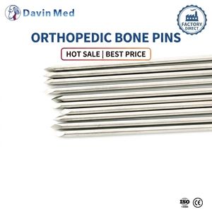 Kirschner Wire Stainless Steel Orthopedic Bone Pin Steinmann Pin for External Fixation
