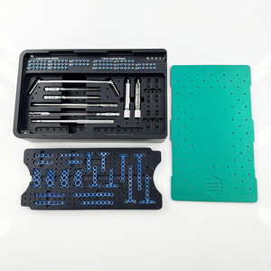 Veterinary 1.5mm Mini Micro Fragment Locking Kit with Titanium Plates, Screws & Orthopedic Surgical Instruments